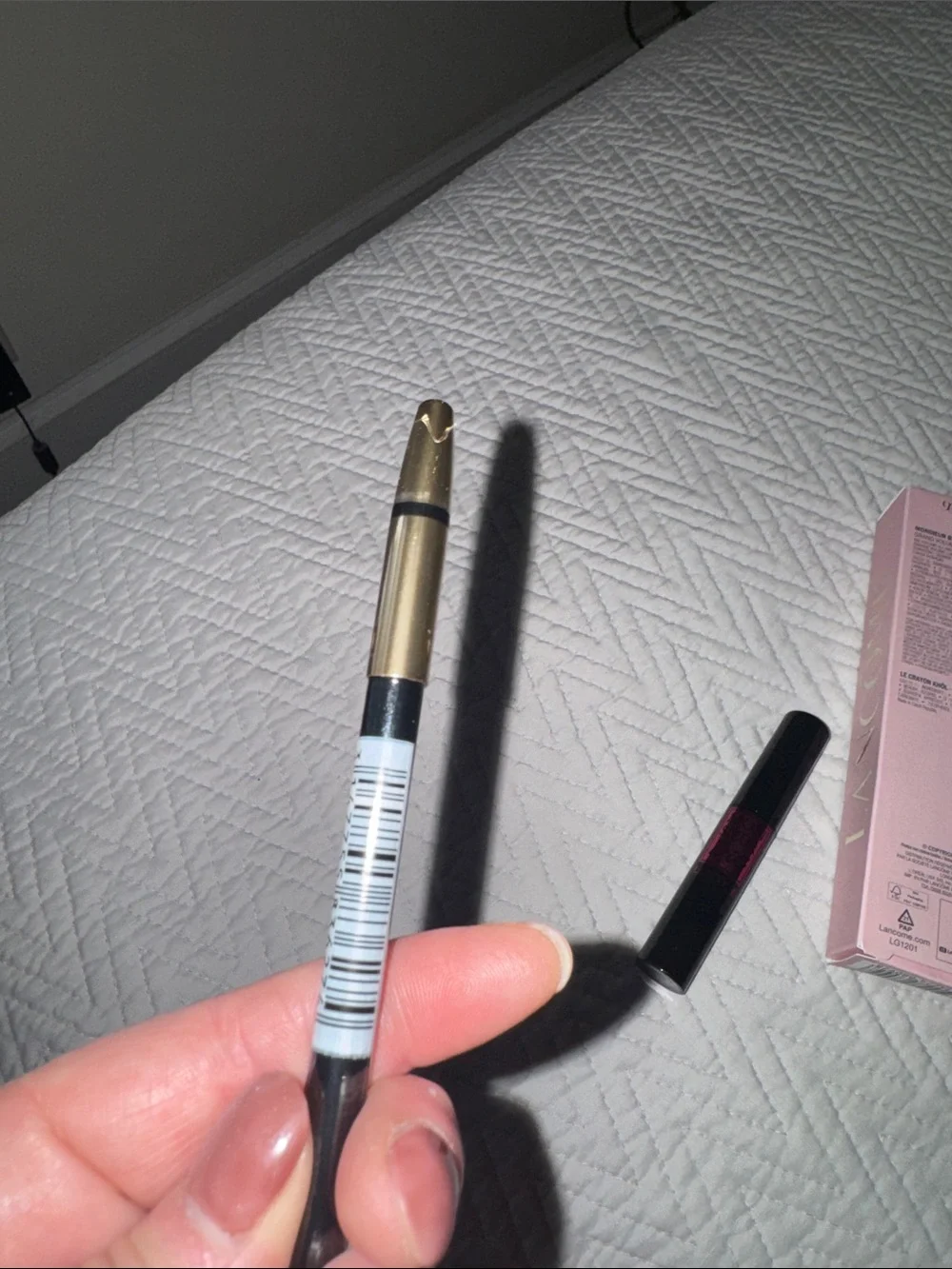 Lancôme Pink Box Mascara & Liner Set with Black Tools